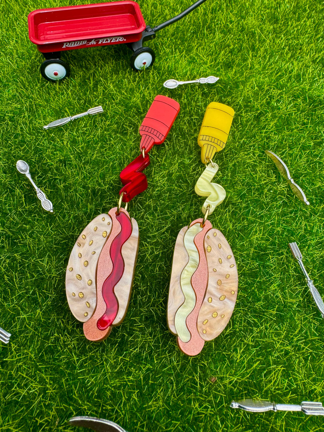 Glitter Glizzy Acrylic Earrings