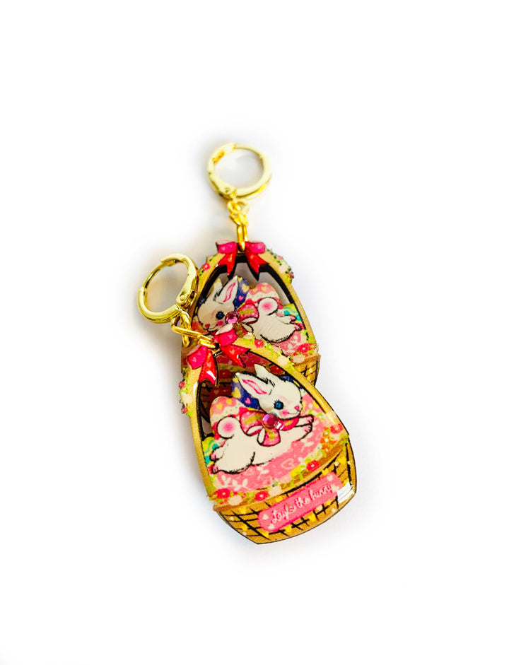 Layla Easter Bunny Basket Earrings