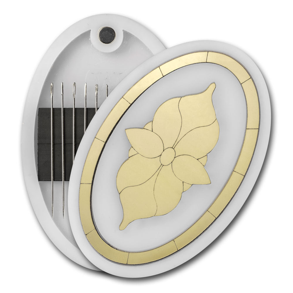 Magnetic Needle Case Oval – “Golden Glow” FLZB(N)-190