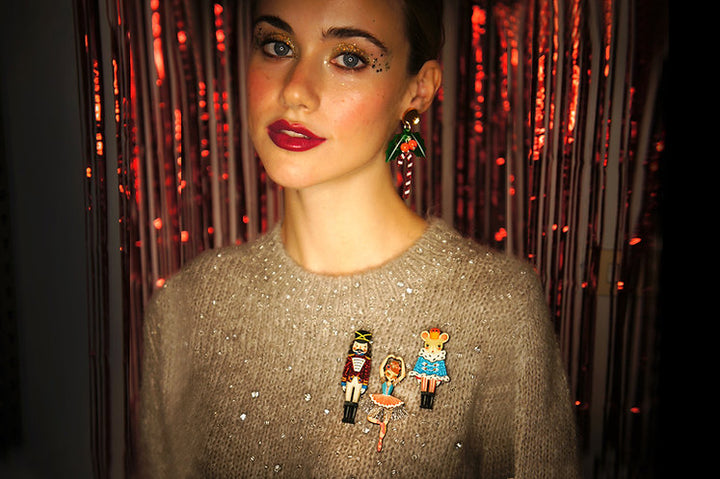 Nutcracker Ballerina Brooch by Laliblue