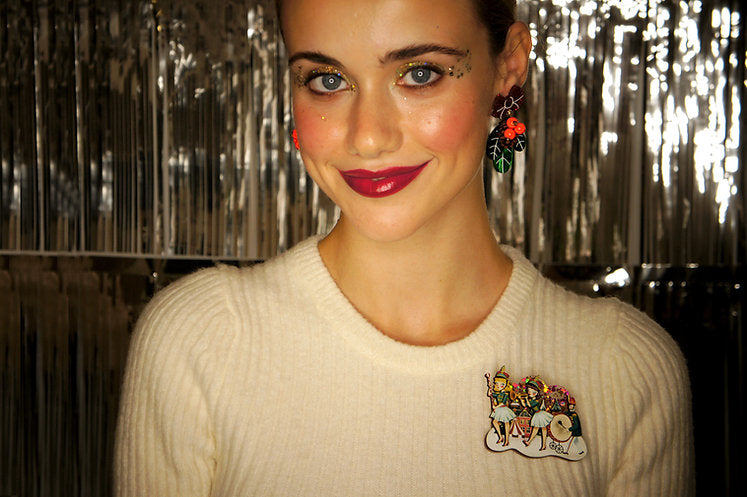 Musical Parade Brooch by Laliblue