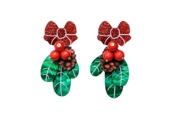Mistletoe Earrings by Laliblue