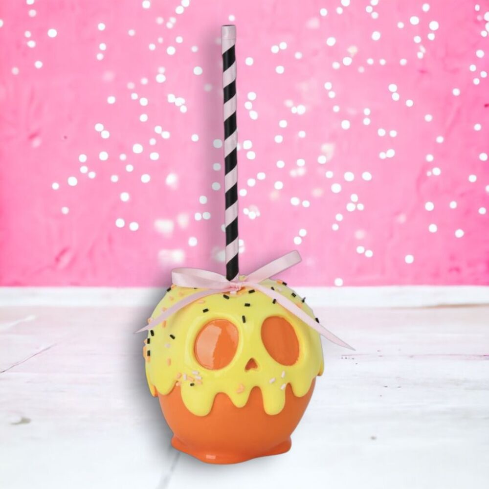 9in Orange Candy Apple by December Diamonds
