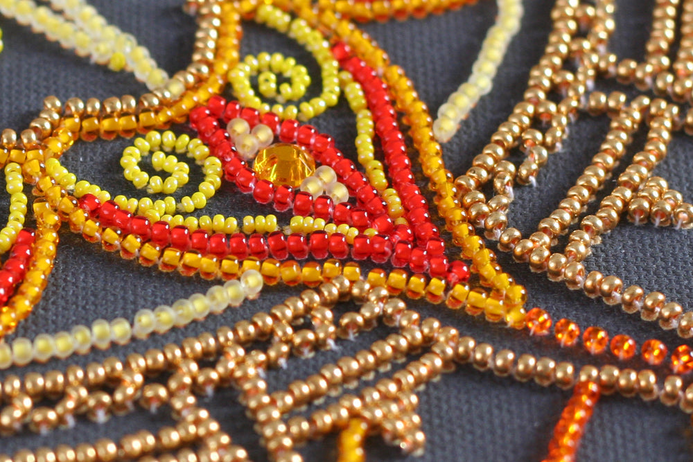 Bead Embroidery Kit - Sunny pattern