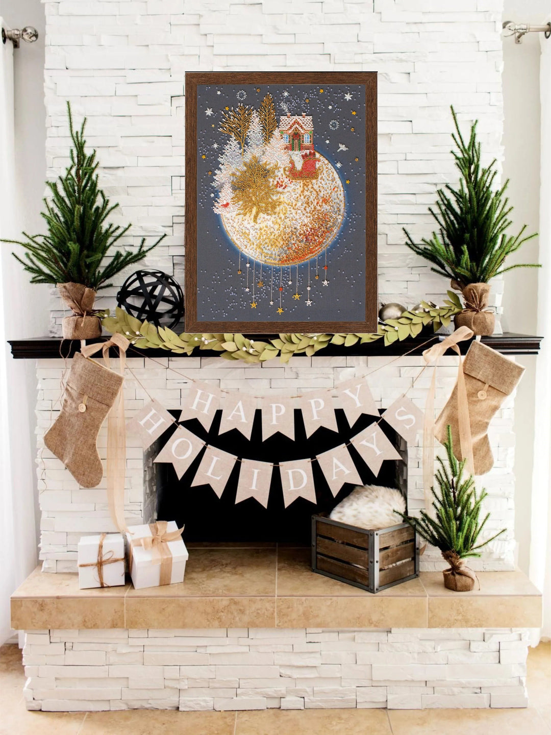 Bead Embroidery Kit - Christmas tale AB-829