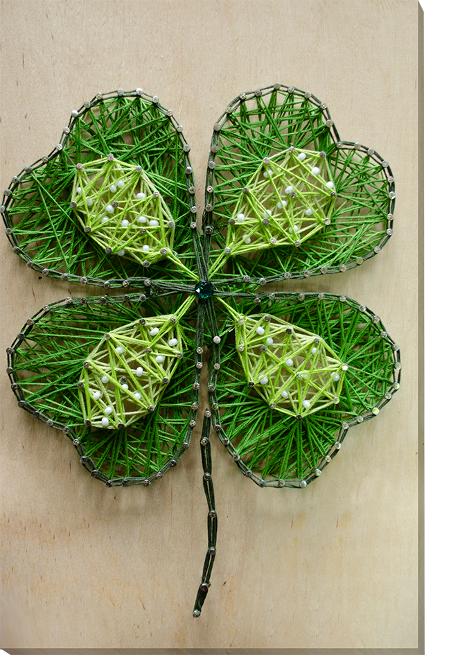 Creative Kit String Art - The magic of the clover