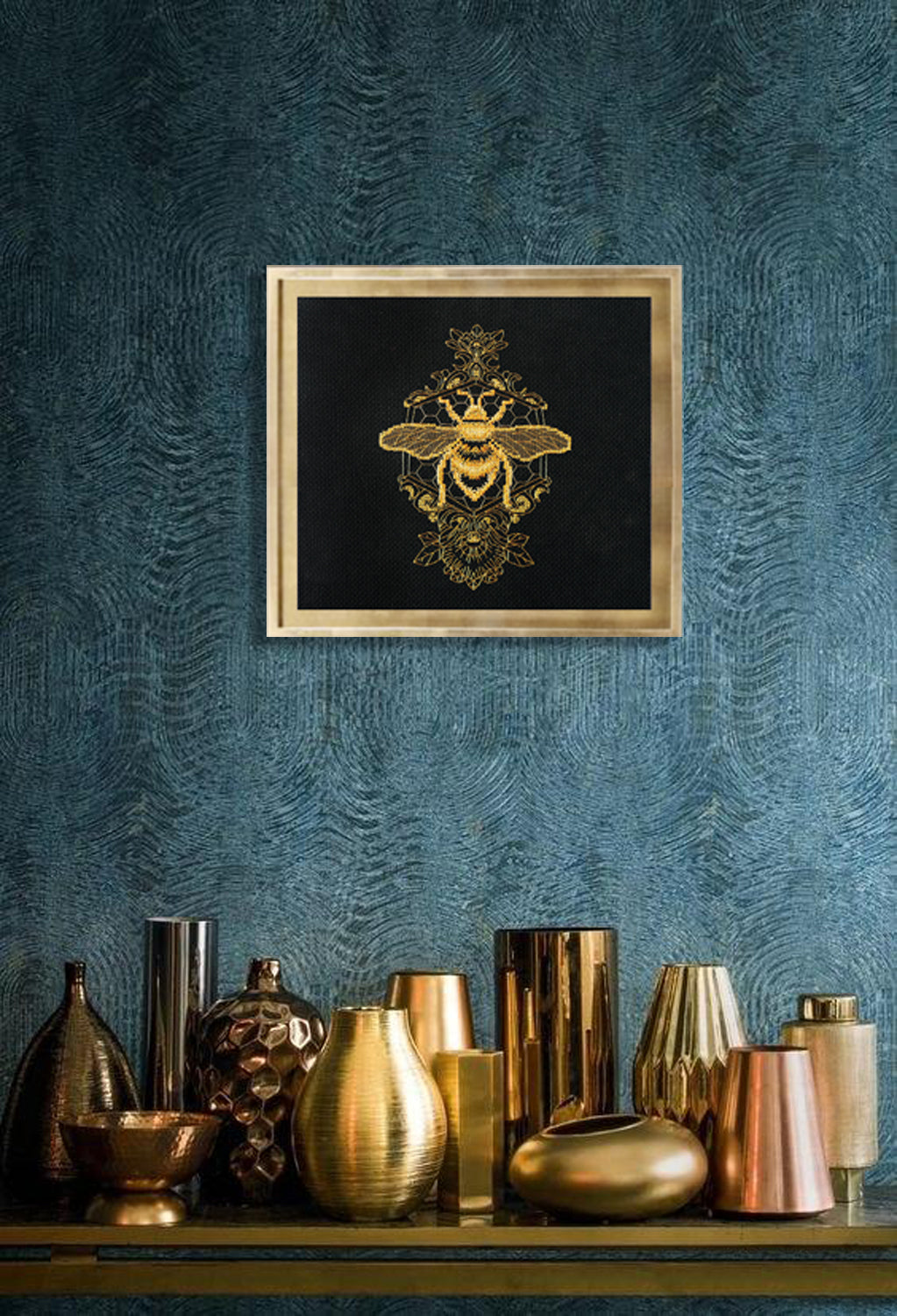 Counted Cross stitch kit - Golden bee