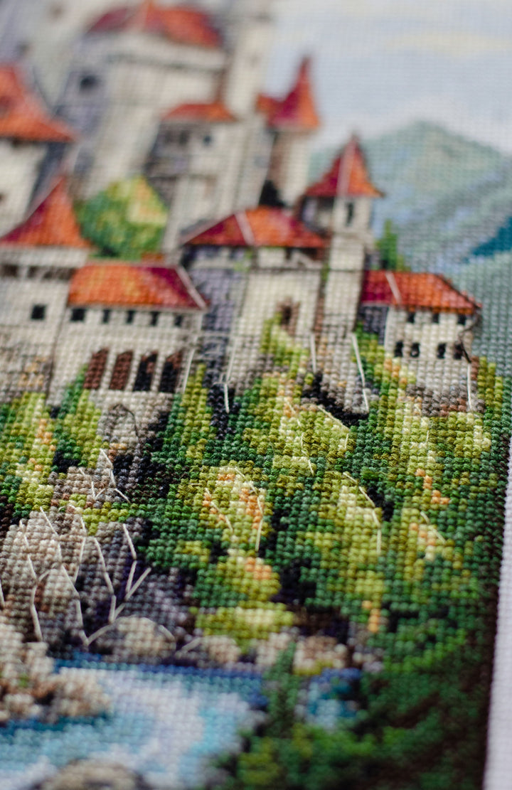 Cross-stitch kit - Among the Clouds AH-274
