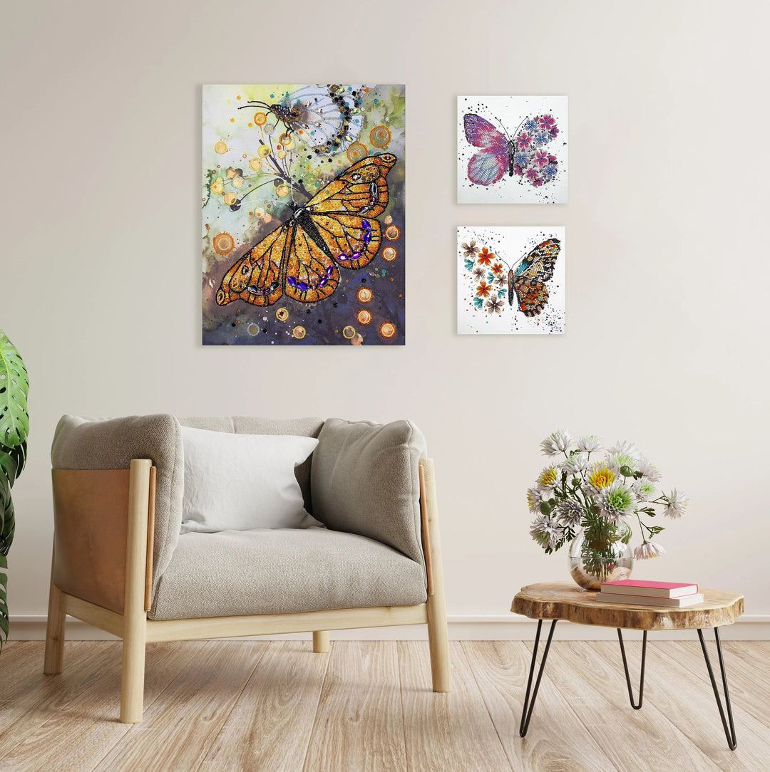 Mini Bead embroidery kit - Tigre wings AM-239