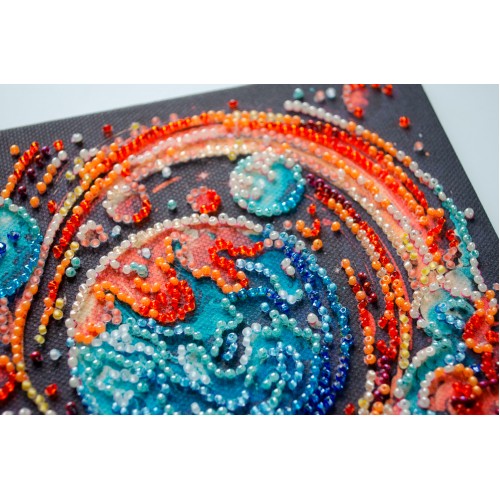 Mini Bead embroidery kit - Cosmic energy