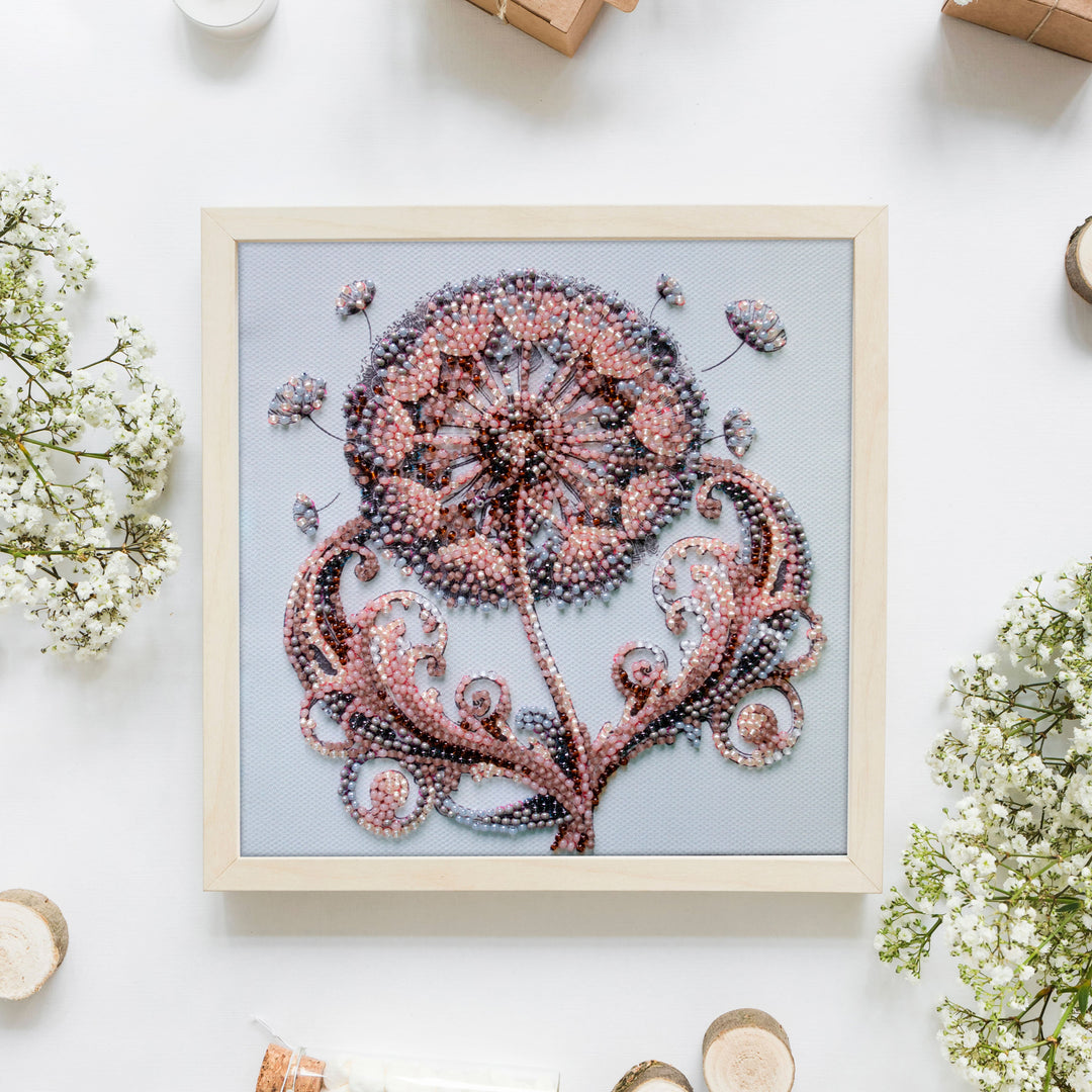 Mini Bead embroidery kit - Weightless tenderness AM-258