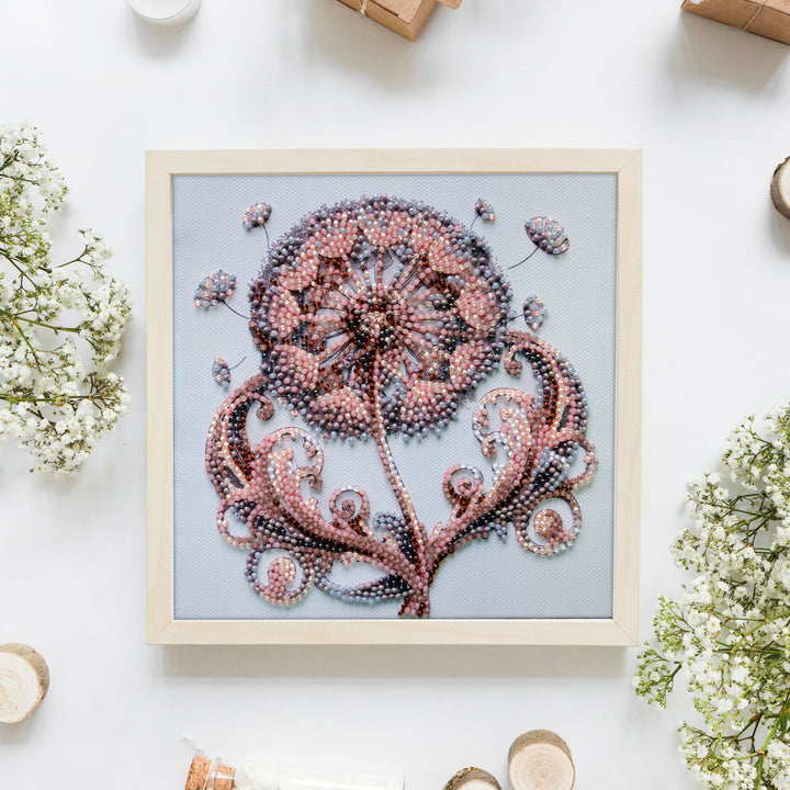 Mini Bead embroidery kit - Weightless tenderness AM-258