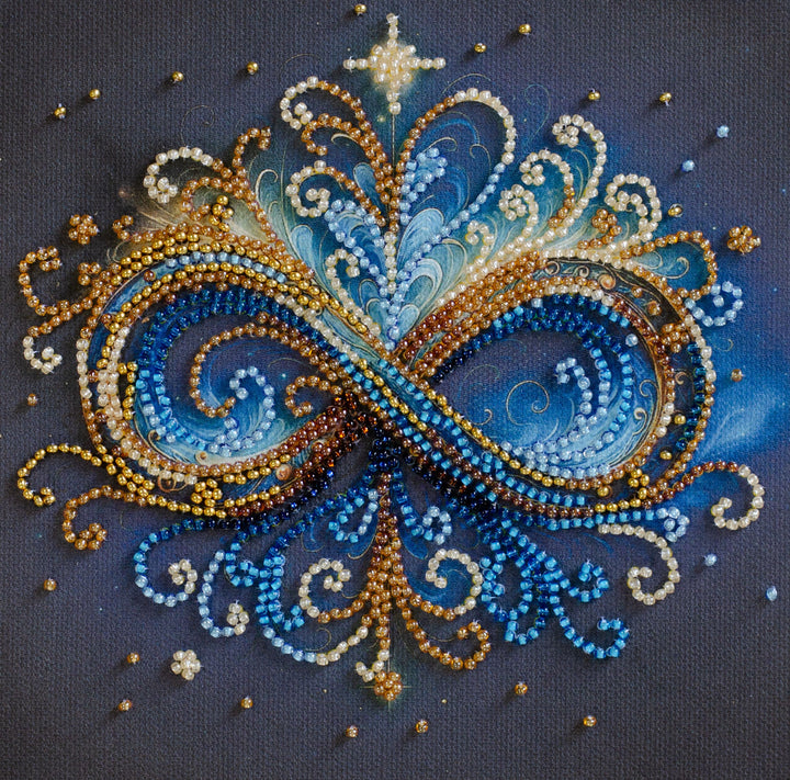 Mini Bead embroidery kit - Infinity AM-261