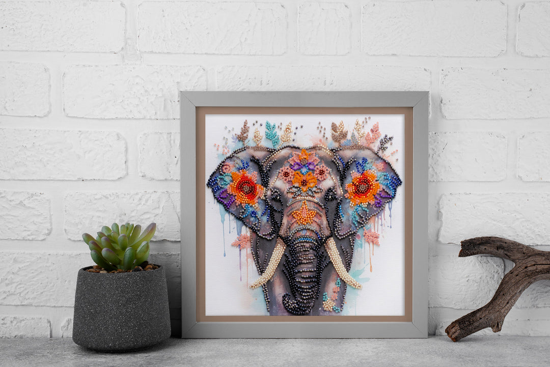 Mid-sized Bead Embroidery kit - Secrets of the east