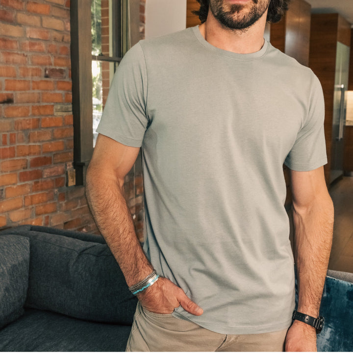 The Morning Haze | Light Slate Blue Everyman™ T Shirt
