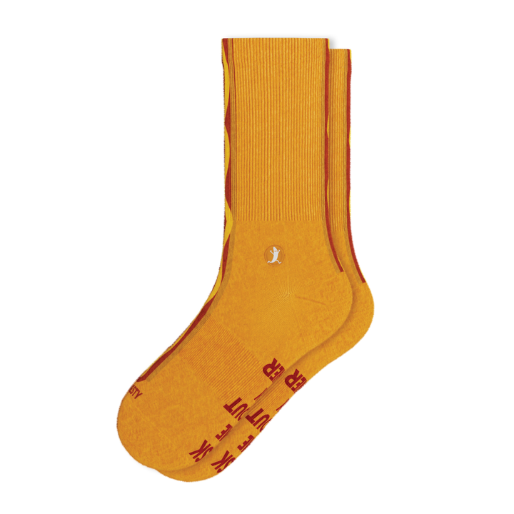 The Ask Me | Hot Dog Heel Hammock™ Crew Socks