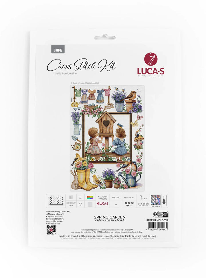 Spring Garden B7047L Counted Cross-Stitch Kit