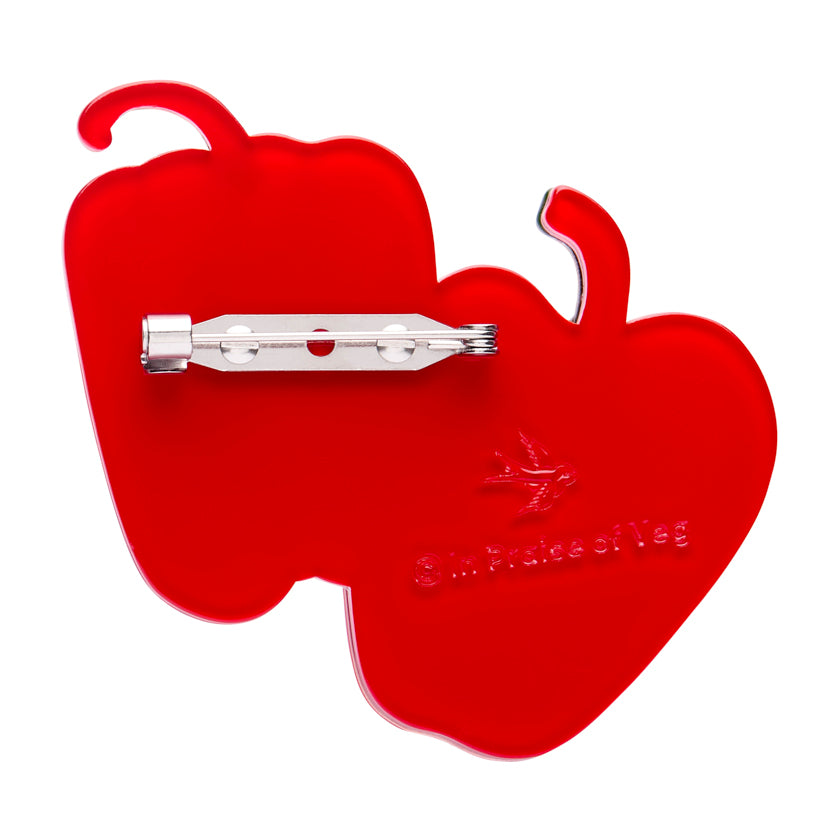Capsicum Crush Brooch by Erstwilder