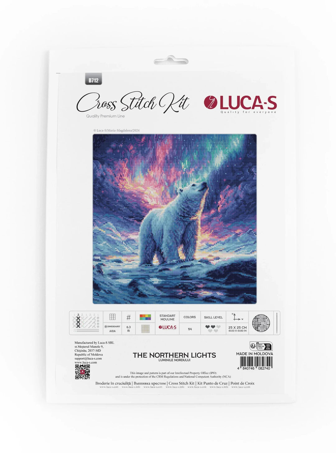 The Northern Lights B712L Counted Cross-Stitch Kit