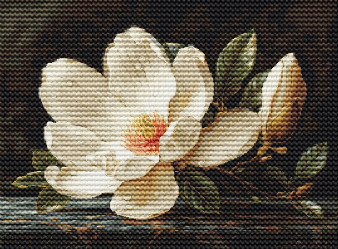 The Magnolia Dew B713L Counted Cross-Stitch Kit