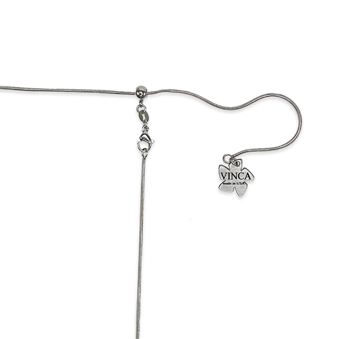 Last Chance! Chef's Knife Necklace in Silver/Black
