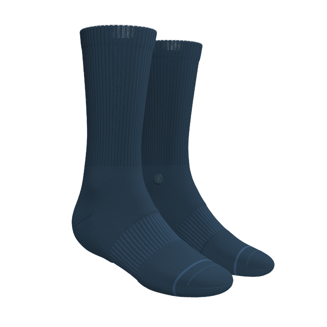 The Big Blue | Navy Heel Hammock™ Crew Socks
