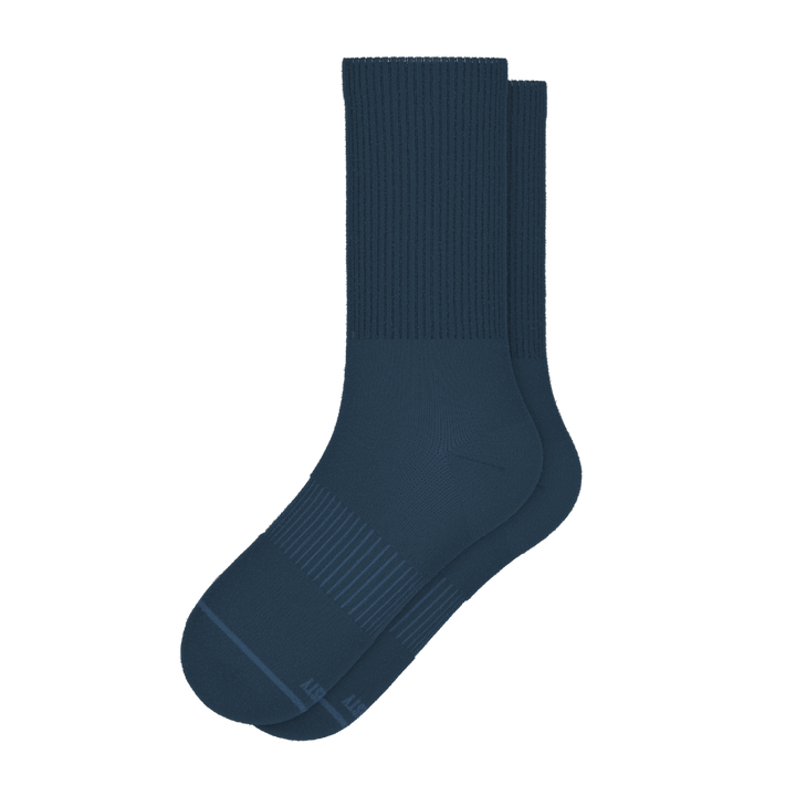 The Big Blue | Navy Heel Hammock™ Crew Socks