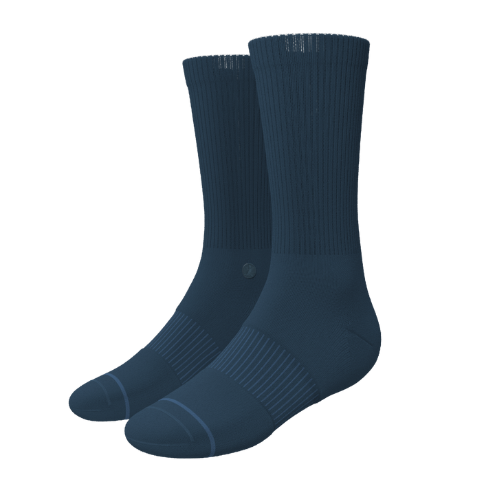 The Big Blue | Navy Heel Hammock™ Crew Socks