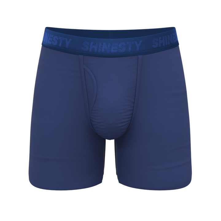 The Bloom Moon | Tonal Navy Ball Hammock® Pouch Underwear With Fly