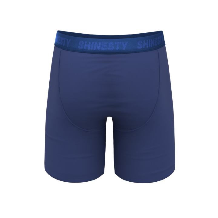 The Bloom Moon | Tonal Navy Long Leg Ball Hammock® Pouch Underwear With Fly