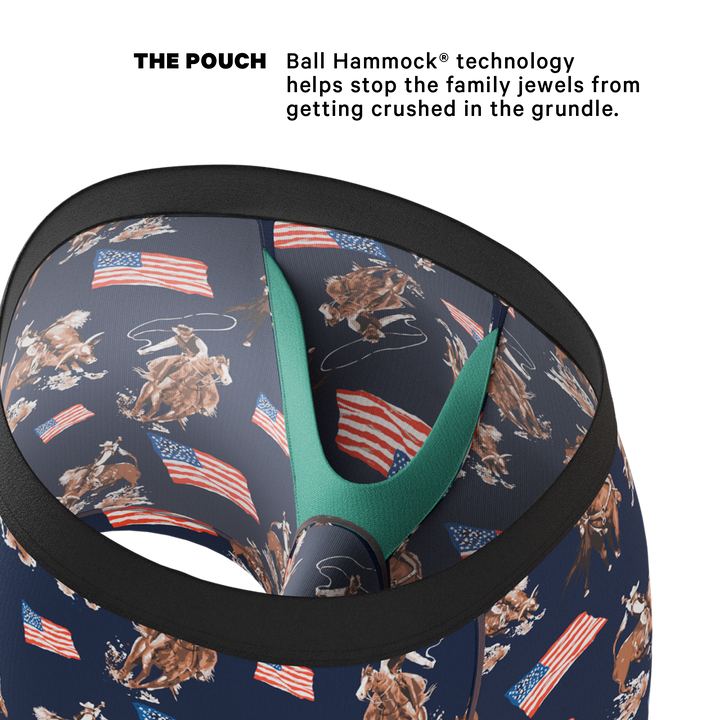 The Bootstraps & Chaps | Americana Cowboy Ball Hammock® Pouch Underwear