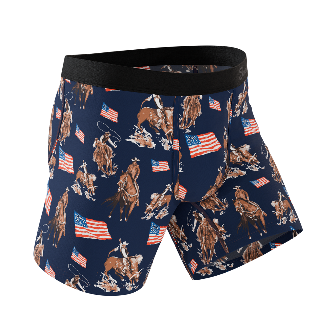 The Bootstraps & Chaps | Americana Cowboy Ball Hammock® Pouch Underwear