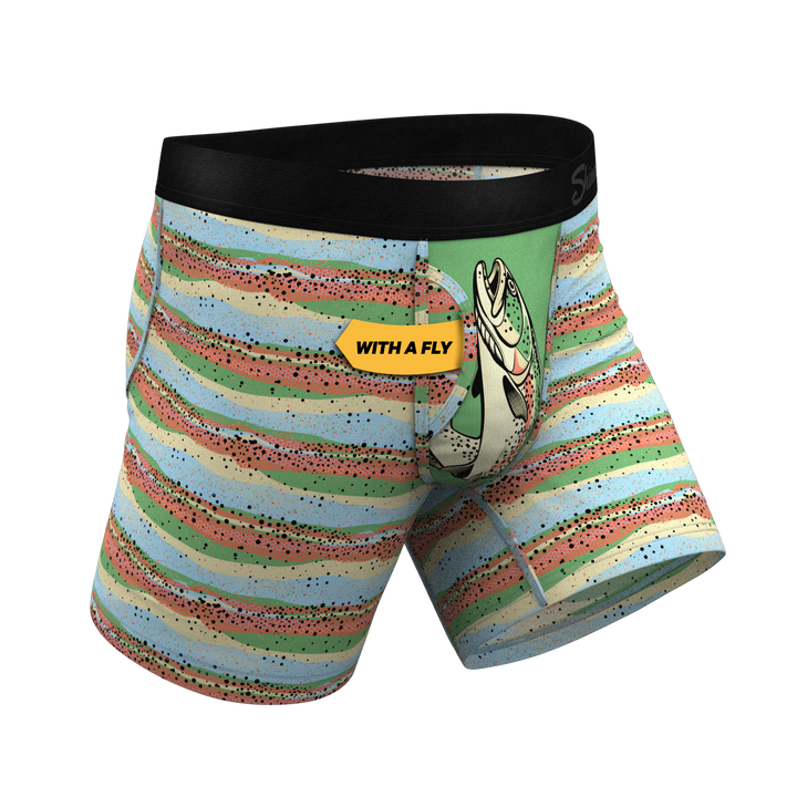 The Trout Of The Blue | Trout Skin Ball Hammock® Pouch Underwear With Fly