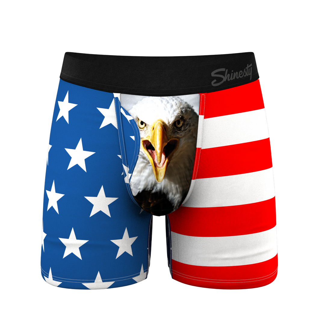 The Mascot | American Flag Ball Hammock® Pouch Underwear With Fly