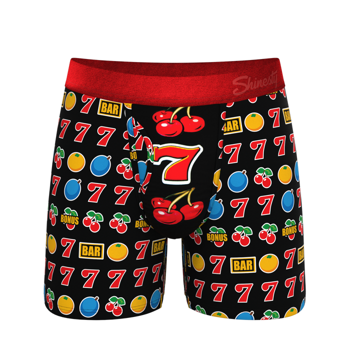 The Apex Jackpot | Slot Machine Ball Hammock® Pouch Underwear With Fly