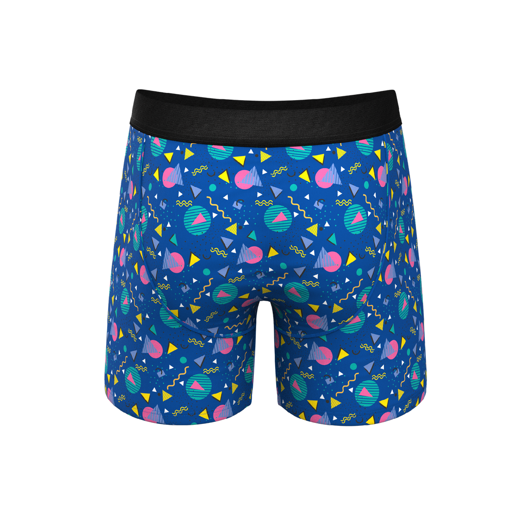 The Bus Stop | Retro Shapes Ball Hammock® Pouch Underwear With Fly