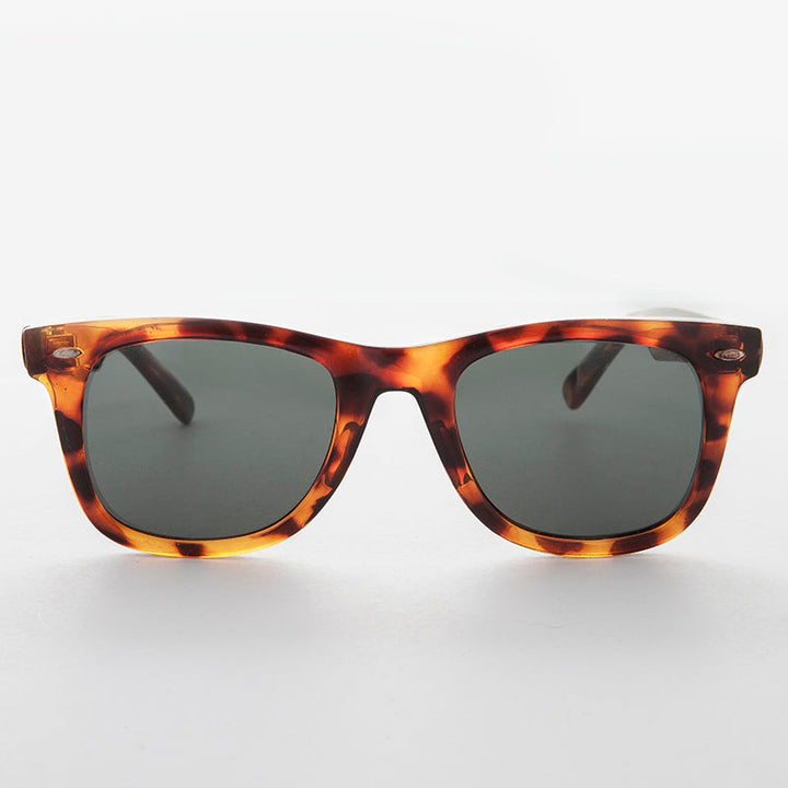 Classic Square Sunglass with Glass Lens - Campbell