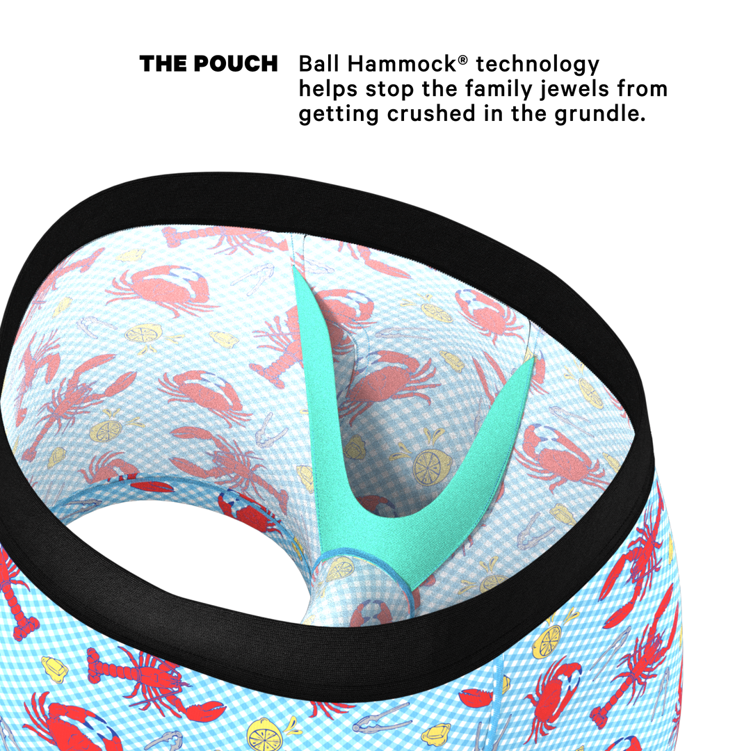 The Cajun Cookout | Summer Crabs Ball Hammock® Pouch Trunks Underwear