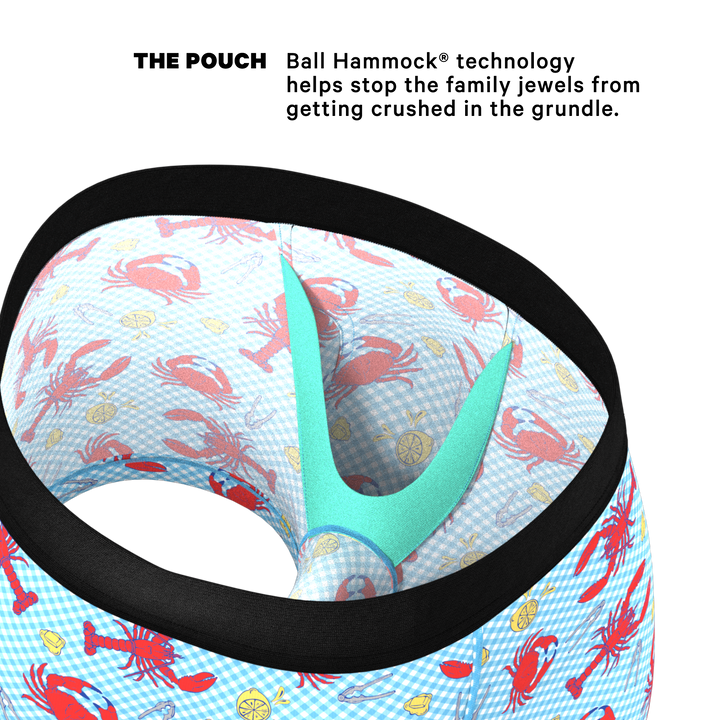 The Cajun Cookout | Summer Crabs Ball Hammock® Pouch Trunks Underwear