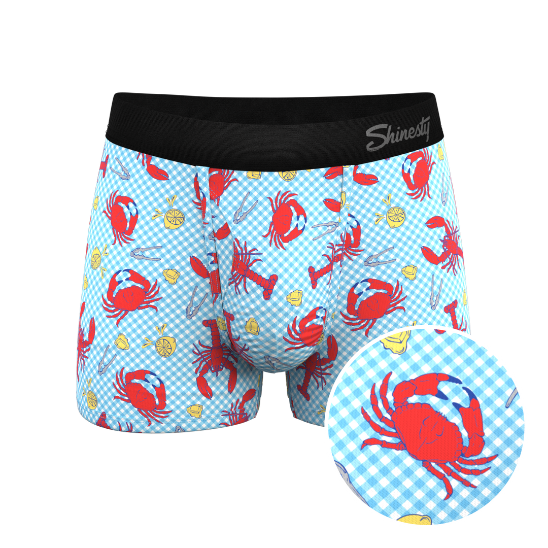 The Cajun Cookout | Summer Crabs Ball Hammock® Pouch Trunks Underwear