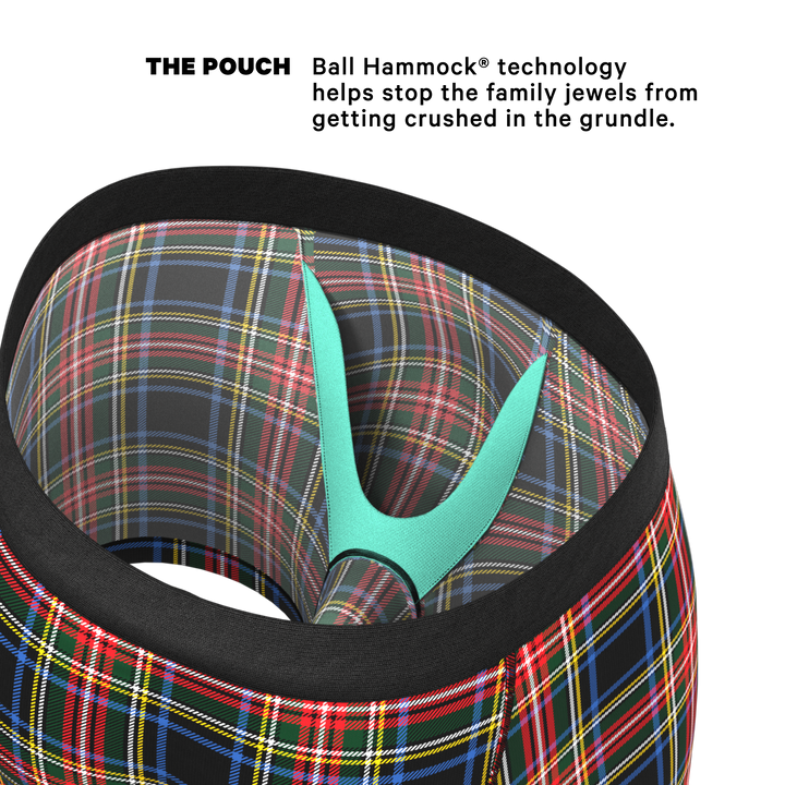 The Cappuccino | Holiday Tartan Plaid Ball Hammock® Pouch Underwear