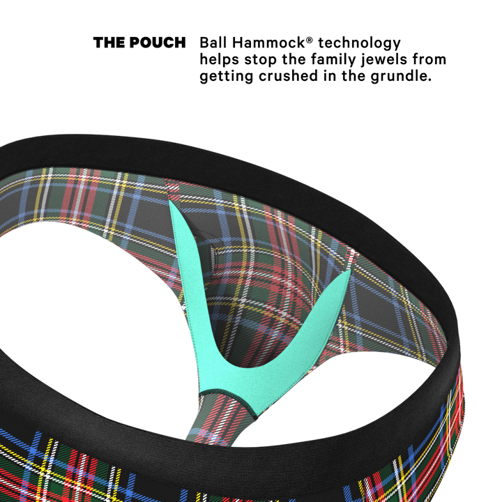 The Cappuccino | Holiday Tartan Plaid Ball Hammock® Pouch Underwear Briefs