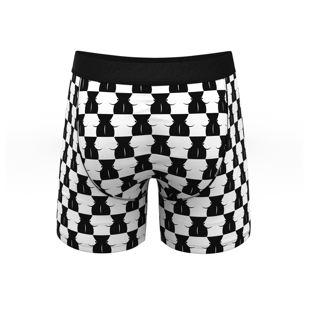 The Chest Mate | Checkered Ball Hammock® Pouch Underwear
