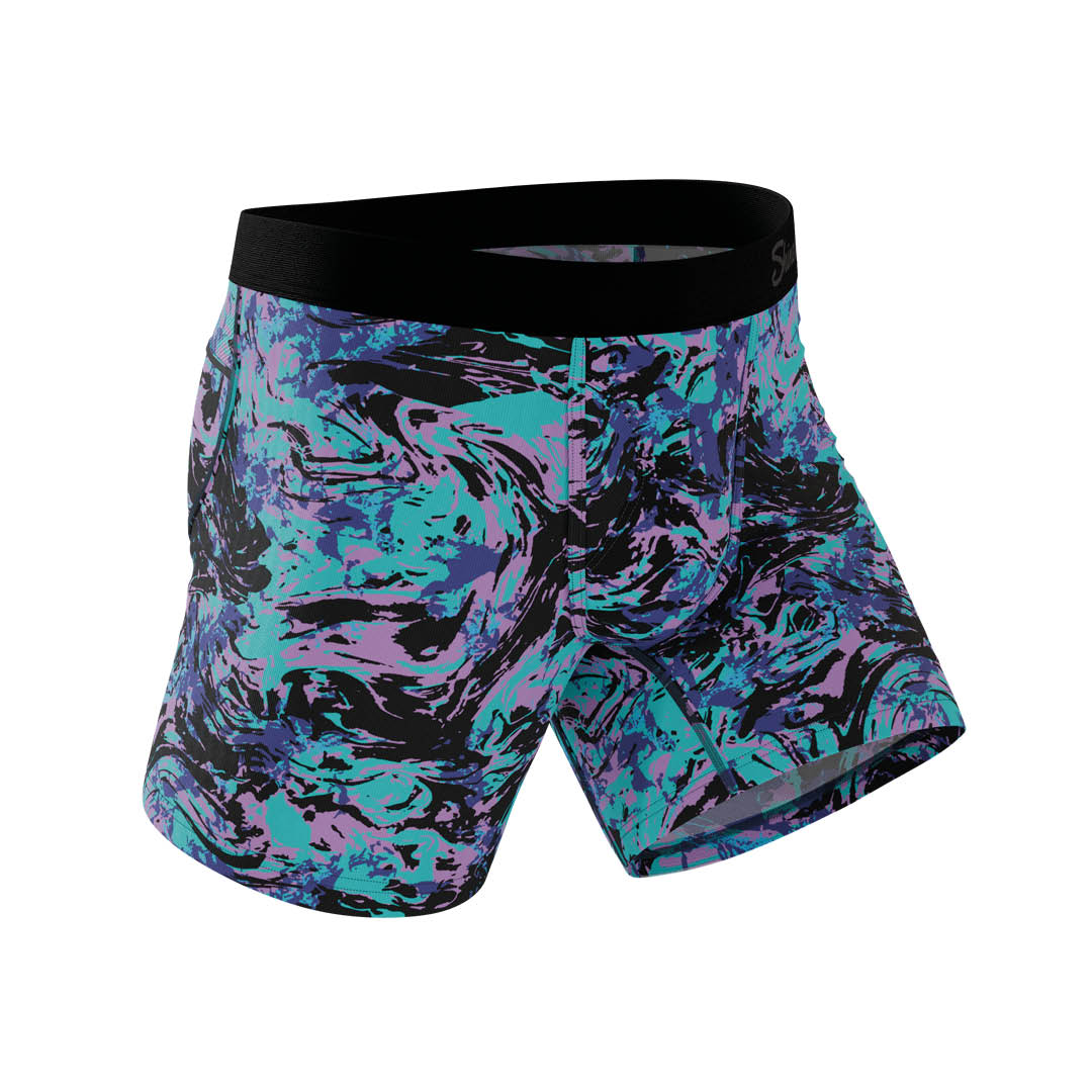 The Limestone | Retro Marbled paradICE™ Cooling Ball Hammock® Underwear