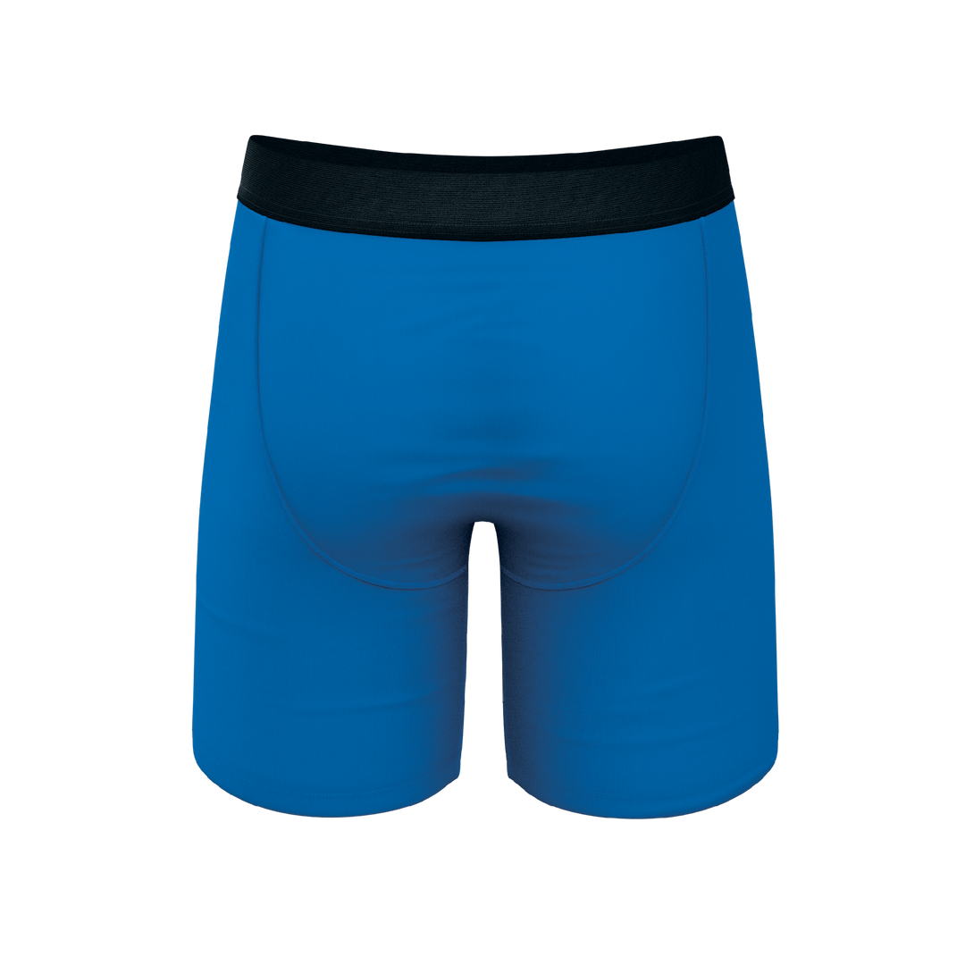 The Crown Jewels | Royal Blue Long Leg Ball Hammock® Pouch Underwear With Fly