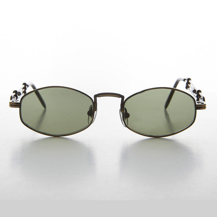 Polygon Spectacle Steampunk Vintage Sunglass - Deryn