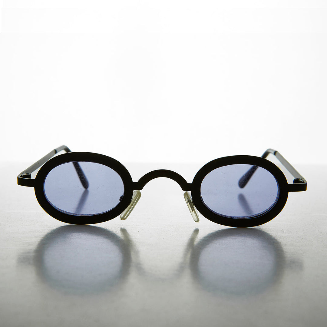 Micro Vintage Sunglasses with Tinted Lenses - Desert