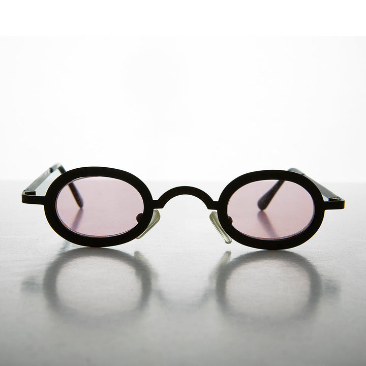 Micro Vintage Sunglasses with Tinted Lenses - Desert