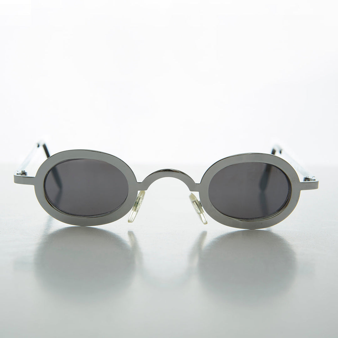 Micro Vintage Sunglasses with Tinted Lenses - Desert