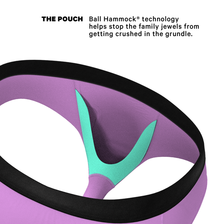 The Double Entendre | Eggplant Ball Hammock® Pouch Underwear Briefs